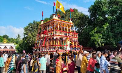 চারশ বছরের ধারাবাহিকতায় কোটচাঁদপুরে রথযাত্রা পালিত