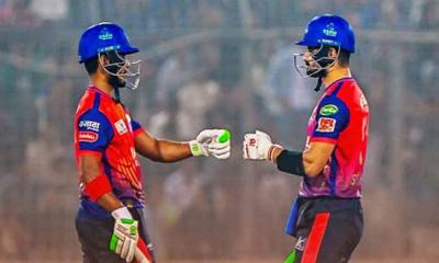 তামিমের দুর্দান্ত সেঞ্চুরিতে রাজশাহীর লড়াকু সংগ্রহ