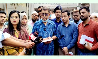 কালীগঞ্জ উপজেলা স্বাস্থ্য কমপ্লেক্স পরিদর্শনে স্বাস্থ্যমন্ত্রী