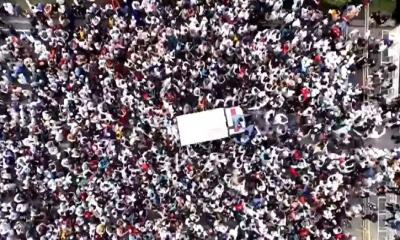 হাদিকে সংসদ প্লাজা থেকে অশ্রুসিক্ত বিদায় জানালেন  লাখো জনতা