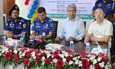 রূপগঞ্জে কাঞ্চন হাইওয়ে পুলিশ ক্যাম্পের উদ্বোধন