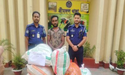 শ্রীমঙ্গলে বিপুল পরিমাণ ভারতীয় ফুচকাসহ গ্রেফতার ১