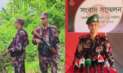 রাচালান ও পুশইন ঠেকাতে পাহাড়-সীমান্তে তৎপর বিজিবি: লে. কর্নেল মহিউদ্দিন ফারুকী