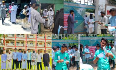 তিতাসে এইচএসসি পরিক্ষার্থীদের কলম ও পরীক্ষার রুটিন উপহার দিলেন ইসলামী ছাত্র আন্দোলন