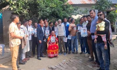 সেলিমুজ্জামান সেলিমের নির্দেশনায়  ধানের শীষের পক্ষে জোরালো প্রচারণা