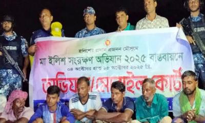 রাজবাড়ীতে ৭ জেলের কারাদণ্ড