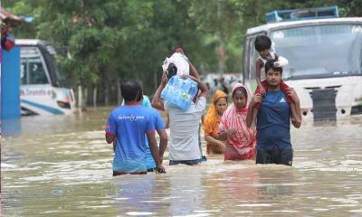 দেশের ১৬ জেলায় বন্যার আভাস