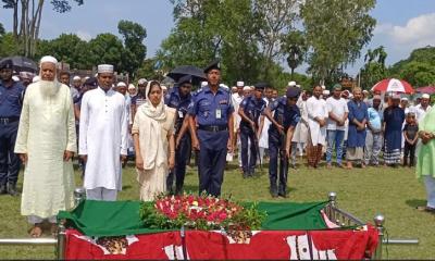 চরভদ্রাসনে বীর মুক্তিযোদ্ধা আব্দুস সামাদ মাস্টারের ইন্তেকাল, রাষ্ট্রীয় মর্যাদায় দাফন
