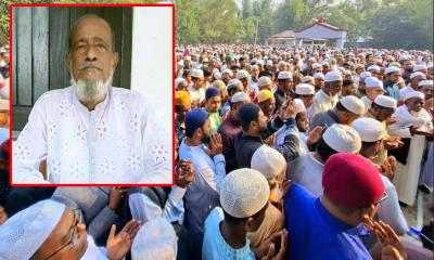 শ্রীমঙ্গল সদর ইউনিয়ন চেয়ারম্যানের জানাজা ও দাফন সম্পন্ন, মুসল্লিদের ঢল