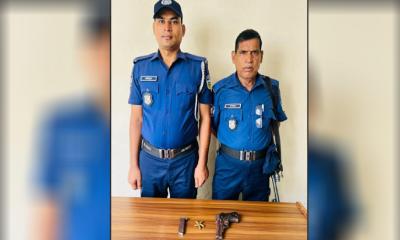 ভালুকায় গুলি-পিস্তল উদ্ধার, আটক ব্যাক্তিকে ছেড়ে দিয়েছে পুলিশ