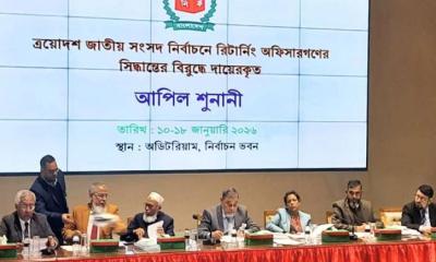 প্রার্থিতা ফিরে পেতে ষষ্ঠ দিনের আপিল শুনানি চলছে