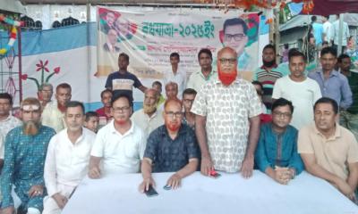 মুকসুদপুরে শ্রীশ্রী জগন্নাথ দেবের রথযাত্রা অনুষ্ঠিত