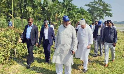 ভোলায় প্রাকৃতিক গ্যাসভিত্তিক সার কারখানা স্থাপনের স্থান পরিদর্শনে ৩ উপদেষ্টা