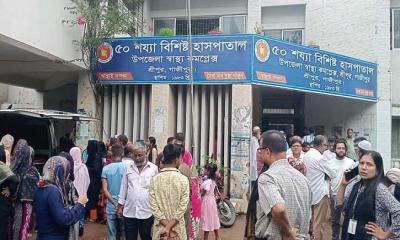শ্রীপুরে পিকআপের ধাক্কায় পোশাক শ্রমিক স্বামী -স্ত্রী নিহত, শিশু সন্তান আহত