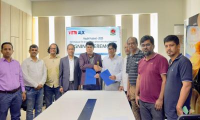 ভিস্তা ইলেকট্রনিকস লিমিটেডের সঙ্গে রেসলিং ফেডারেশনের চুক্তি স্বাক্ষর