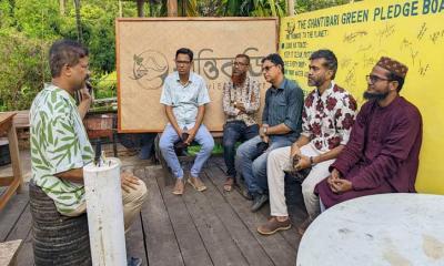 শ্রীমঙ্গলে মৌসুমী ফল উৎসব ও পরিবেশ রক্ষায় সুহৃদ আড্ডা