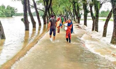 দেশের ৫ জেলায় বন্যার সতর্কবার্তা