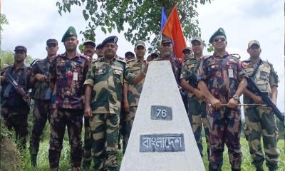 চুয়াডাঙ্গার দর্শনা সীমান্তে বিজিবি-বিএসএফ পতাকা বৈঠক অনুষ্ঠিত