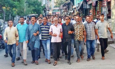 গলাচিপায় নিজ এলাকায় ভিপি নুরুল হক নূরের বিরুদ্ধে বিএনপির বিক্ষোভ মিছিল ও সমাবেশ
