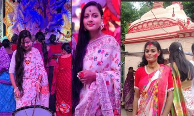 যেমন কাটলো কবি নজরুল কলেজ সনাতন ধর্মালম্বী শিক্ষার্থীদের দুর্গোৎসব
