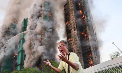 হংকংয়ে একাধিক ভবনে ভয়াবহ আগুন, বহু হতাহতের আশঙ্কা