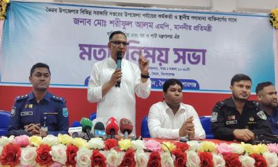 চাঁদা-মাদক-ছিনতাইয়ে জিরো টলারেন্স ঘোষণা প্রতিমন্ত্রী শরীফুল আলমের