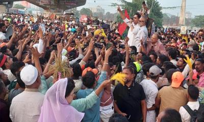 জাতীয় বিপ্লব ও সংহতি দিবসে রূপগঞ্জে আলোচনা সভা ও শোভাযাত্রা