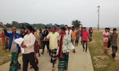 বন্দোবস্ত বাতিলের দাবি রসুলপুরের অর্ধশতাধিক পরিবারের, তদন্তে ভূমি অফিস