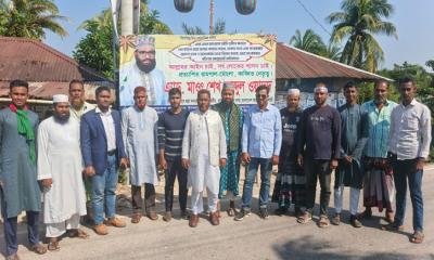 শেখ হাসিনার ফাঁসির দাবিতে ও নাশকতা ঠেকাতে মোংলায় জামায়াতের অবস্থান কর্মসূচি