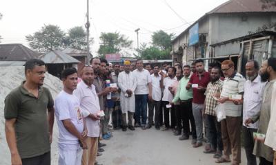 নলডাঙ্গায় বিএনপির মোটর শোডাউন ও গণসংযোগ