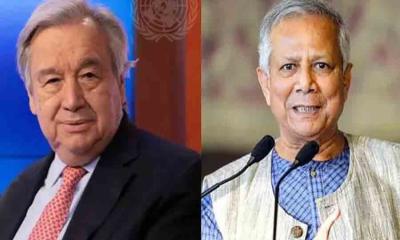 প্রধান উপদেষ্টাকে শোক জানালেন জাতিসংঘ মহাসচিব