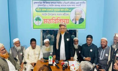 সরাইলে সাংবাদিকদের সঙ্গে বিএনপি জোটের মনোনীত প্রার্থীর মতবিনিময়