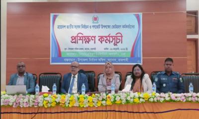 তানোরে দিনব্যাপী ভোটগ্রহণ কর্মকর্তাদের প্রশিক্ষণ কর্মসূচি অনুষ্ঠিত