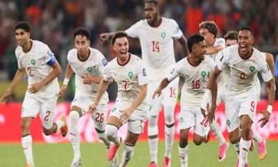 স্বাগতিক কানাডাকে উড়িয়ে কোয়ার্টার ফাইনালে মরক্কো