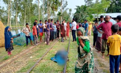 উলিপুরে ট্রেনে কাটা প‌ড়ে মানসিক ভারসাম্যহীন এক ব্যক্তির মৃত্যু