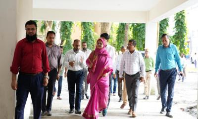 পরিকল্পনা কমিশনের সদস্যদের পবিপ্রবির উন্নয়ন প্রকল্প সরেজমিন পরিদর্শন