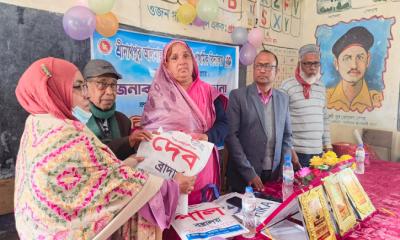 কমলগঞ্জে প্রধান শিক্ষক পারভীন সুলতানার বিদায়ী সংবর্ধনা