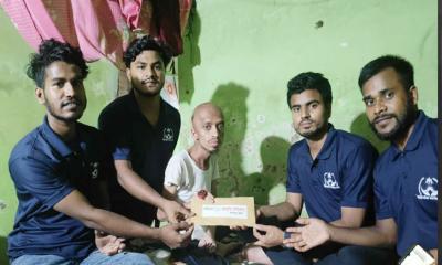 আনোয়ারায় ক্যান্সার আক্রান্ত সাইফুলের চিকিৎসায় স্বপ্নছোঁয়া ফাউন্ডেশনের আর্থিক সহায়তা