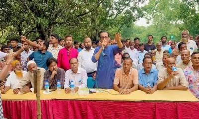 মান্দায় সনাতন ধর্মাবলম্বীদের সঙ্গে কেন্দ্রীয় বিএনপি নেতার মতবিনিময়
