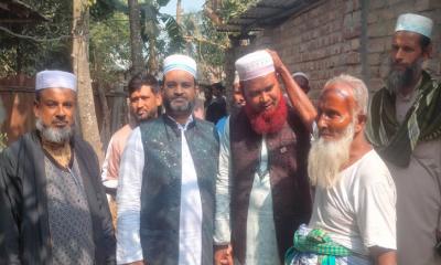 জামায়াতে ইসলামীর প্রার্থী মনজুর রহমানের গণসংযোগে ভোটের মাঠ চাঙ্গা