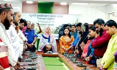কালীগঞ্জে জুলাই পুনর্জাগরণে সমাজ গঠনে লাখো কণ্ঠে শপথ পাঠ