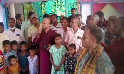 তানোরে পূজামণ্ডপ পরিদর্শন করলেন মনোনয়নপ্রত্যাশী তারেক