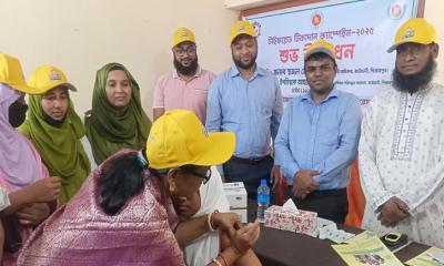 কাউখালীতে টাইফয়েড টিকাদান ক্যাম্পেইন উদ্বোধন