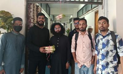 গোবিপ্রবি প্রশাসনকে মূলা উপহার দিল ইসলামী ছাত্র আন্দোলন