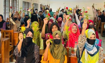 ইবিতে পরিবেশবাদী সংগঠন গ্রীণ ভয়েসের নবীন বরণ