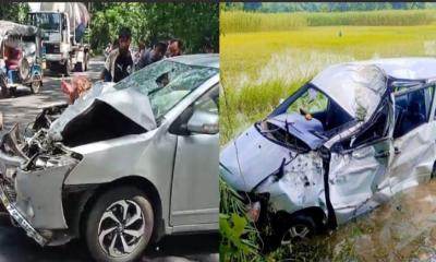 বড়াইগ্রামে পৃথক দুই মহাসড়কে একই সময়ে দুর্ঘটনা, নিহত ১, আহত ১