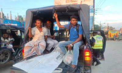 গোবিন্দগঞ্জে বাসচাপায় রিকশাচালক নিহত, আহত ২