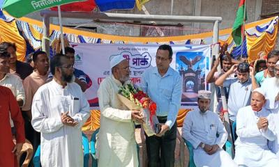 নিয়ামতপুরে সাথী পার্কের ভিত্তি প্রস্তর স্থাপনের শুভ উদ্বোধন