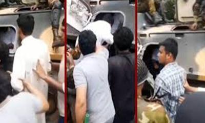 সেনাবাহিনীর সাঁজোয়া যান করে গোপালগঞ্জ ছাড়লেন এনসিপি নেতারা