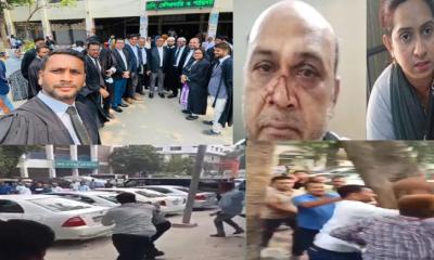নারায়ণগঞ্জের আদালত পাড়ায় বিচারপ্রার্থীদের উপর আইনজীবী কর্তৃক হামলার অভিযোগ